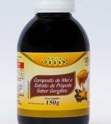 COMPOSTO DE MEL E EXTRATO DE PRPOLIS SABOR GENGIBRE 150G